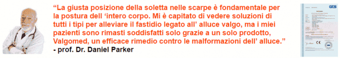 Valgomed tutore alluce valgo opinioni medico