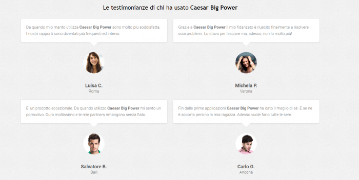 XXL Caesar Big Power commenti opinioni recensioni