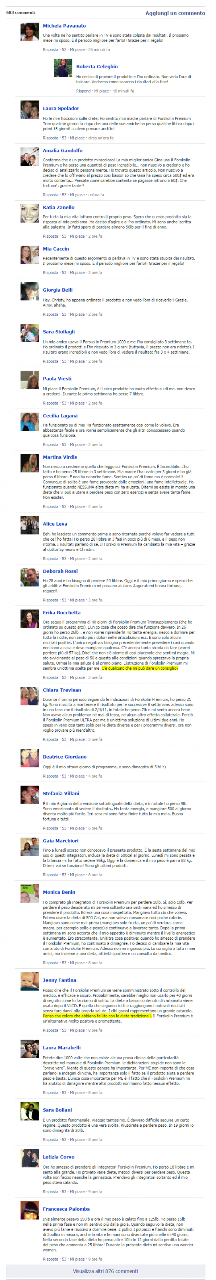 forskolin opinioni recensioni